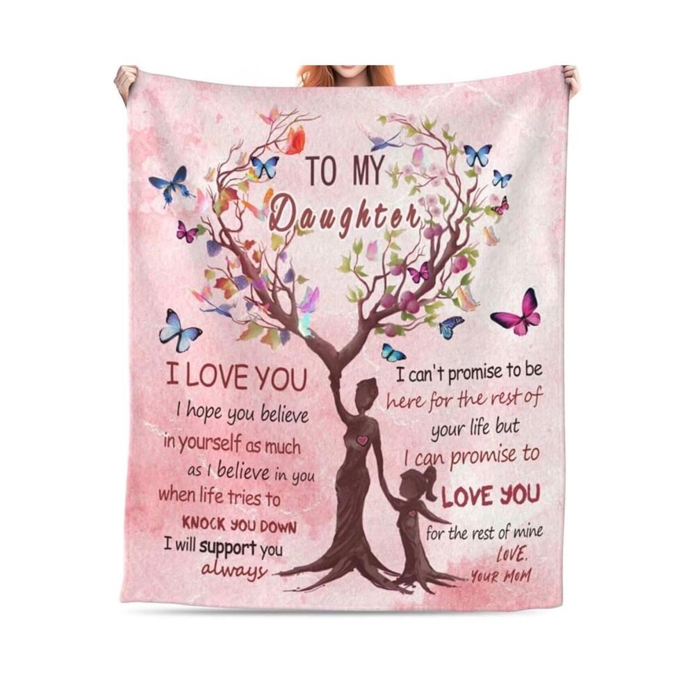 ChenHyang Fleece Throw Blanket For Daughters 60 x 50‎